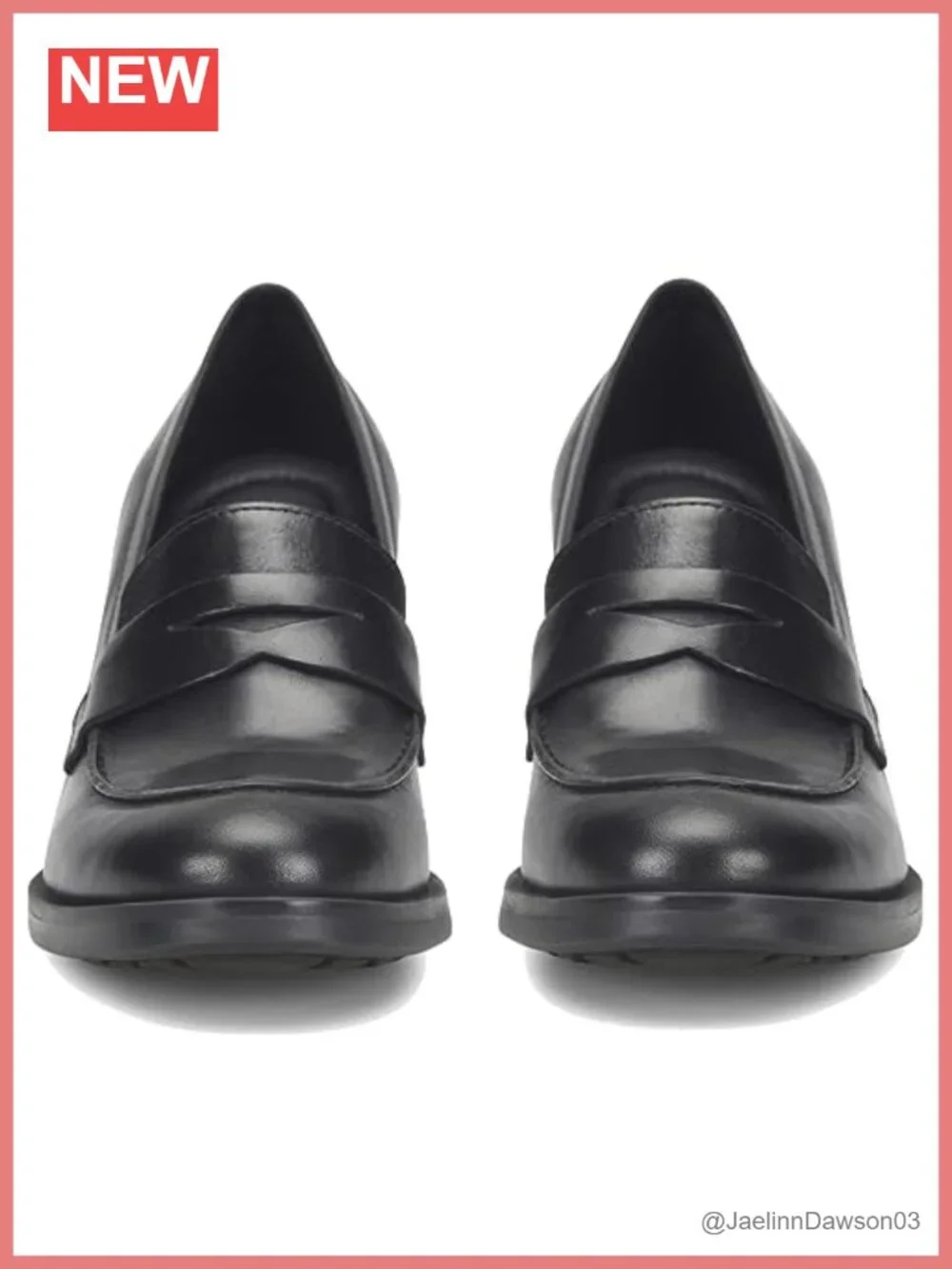 Vintage Chunky Heel Loafers Platform Oxfords Slip On Dress Shoes